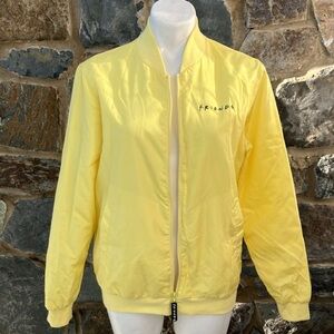 NWT Friends TV Show Central Perk Yellow Bomber Jacket HX/XSC, TP unisex
